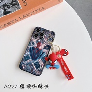 Huawei P10 Lite P10 P10 Plus P20 P20 Pro P30 P30 Pro P30 Lite Nova 4e P40 P20 Lite Nova 3e P40 Pro Cartoon Spider-Man Spider Man Phone Case With Keychain and Bracele