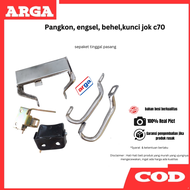 Paket Pangkon Jok C70 Set Kunci Jok C70 set Behel C70 set engsel c70 Komplit