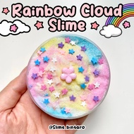 Rainbow CLOUD SLIME BY SLIME BINTARO || Premium SLIME || Cloud SLIME || Cloud SLIME SUPER SOFT AND DRIZZLING || Snow SLIME