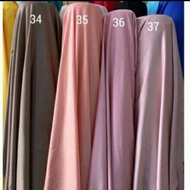 (HARGA SETENGAH METER) bahan kain roberto kafali polos/bakal kebaya polos /roberto cavalli