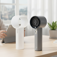 GOOJODOQ,,  GOOJODOQ Kipas Mini Mudah Alih, Penutup Silikon, Operasi Berkelajuan Tinggi