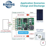 WOW 3.7V 4.2V Charger 5V 6V 9V 12V Discharger Board DC DC Converter Boost Module For Diy Solar Mobil