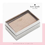 Kate Spade Shimmy Glitter Medium Compartment Wallet (+gift box)