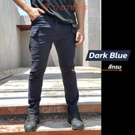 IX11 กางเกงคาร์โก้ THUNDER THOR ทรง SlimFit ผ้าหนายืดหยุ่น นุ่ม กางเกงยุทธวิธี สำหรับกิจกรรมภาคสนา