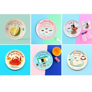 Singapore Gift Souvenir Plate – Hawker Chicken Rice / Chwee Kueh / Kaya Toast / Chilli Crab / Drinks / Durian / Kueh