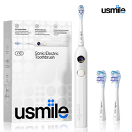 Usmile แปรงสีฟันไฟฟ้าพลังคลื่นเสียง Y10แปรงสีฟันไฟฟ้าหน้าจออัจฉริยะทำความสะอาด4โหมด