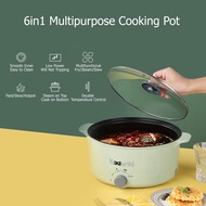 Multifunctional Electric Cooking Pot Non Stick Multi-functional Cooker Non-stick Pan with Steamer Hotpotfan air purifier