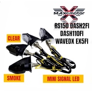 S&J RS150 RSX WAVEDX DASH125 DASH2 FI DASH VARIO REAR MINI LED SIGNAL ASSY SMOKE CLEAR 4.9 460 Ratin