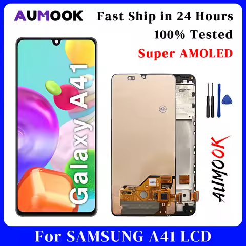 A41 Super AMOLED for Samsung A415F LCD Display Touch Screen Digitizer Assembly For Samsung A41 Scree
