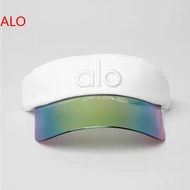 【New】 Alo Baseball Cap Embroidery Hard Cap Cap Cap European And American Sunscreen Sunshade Empty To