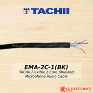 TACHII EMA-2C-1 Flexible 2 Core Shielded Microphone Audio Cable