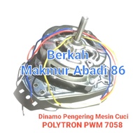 POLYTRON PWM 7058 Spin Dinamo Pengering Mesin Cuci 2 Tabung PWM-7058