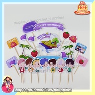 ♀Bts Cake Topper | In the Seom Cake Topper [set] 20 pcs | Bts cup cake toppers | Set ♥ hdsph
