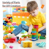 DIY Basic Block Duplo Compatible Educational Toys Classic Building Kids Kindergarten Blocks Fo s