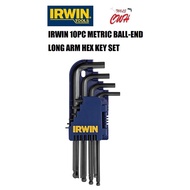 9097005 IRWIN T10757 10PC METRIC BALL-END LONG ARM HEX ALLEN KEY HOLSTER HEX KEYS SET HEX KEY BALL E