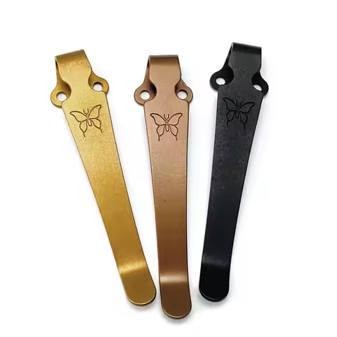 1pc 5 Colors Knife Deep Carry Titanium Pocket Clip Clamp for Benchmade Bugout 535 940 Griptillian Mi