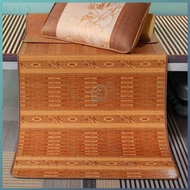 Bamboo mat Single bed for summer student dormitory All bamboo children bunk bed 0.9m straw mat