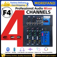 Audio Mixer Professional Audio Mixer Mixer Audio built-in EQ/recording Support bluetooth USB MP3