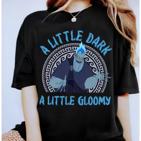 Disney Hades Villain Hercules Retro Shirt Disney Villain A Little Dark A Little Gloomy Shirt Disneyl
