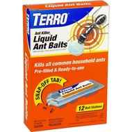 TERRO T300B Liquid Ant Killer, 12 Bait Stations Home Living Care