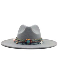 「 YUYANG Lighting 」 Fedora Hats Mens Wide Brim