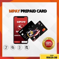 【ReadyStock】ORIGINAL MALAYSIA MPay MastercardPrepaid Card with Debit/Master/Mpay/Wave/E-Wallet/Onlin