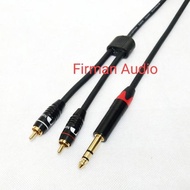 DE176 >> Akai 6.5mm Stereo to RCA Audio Jack Cable Nakamichi Branch 50cm-3mtr