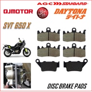 QJMOTOR DISC BRAKE PADS SVT 650X BLACK QUALITY