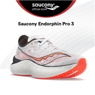 Saucony Endorphin Pro 3 Road Running Race Shoes Men's - White/Black/Vizi S20755-85