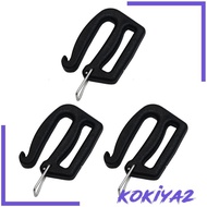 [Kokiya2] G Hook Webbing Buckles, Backpack Clips, 25mm Heavy Duty DIY Belt Clips, Webbing Connecting
