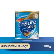 Lon sữa bột Ensure Gold hương vani ít ngọt 380g