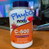 Now Vitamin C 500 mg buffered, non acidic 250 veg capsules