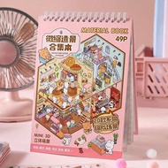 DIY 3D Sticker Scene Fun DIY Sticker Scene Rich Collection Of 3D Space Stickers And Storage Spiral N