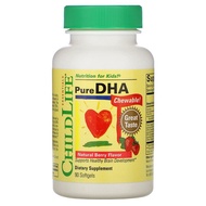 SUPER SALE: ChildLife, Pure DHA, Natural Berry Flavor, 90 Softgels