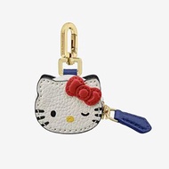 🌸ลดกระหน่ำสุดคุ้ม! Hello Kitty พวงกุญแจ หนังพร้อมจี้กระเป๋าซิป อุปกรณ์เสริมกุญแจพวงกุญแจการ์ตูน