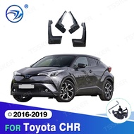 4Pcs Mud Flaps Splash Guards For Toyota C-HR CHR 2016 2017 2018- 2019 Front and Rear Mudguards car accessories auto styline
