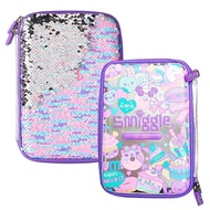 ✈✈ Smiggle Hardtop Pencil Case กล่องดินสอสมิกเกอ  ลายเกล็ด สีม่วงเงิน ของแท้ ✈✈ AUD พร้อมส่ง!!