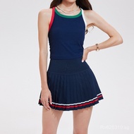 Color-Block One-Piece Tennis Shockproof New Style Push-Up Fitness Bra Cross-Border Barely-There Spor