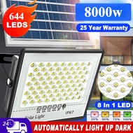 8000W lampu Solar Outdoor Waterproof Solar Light Outdoor Lighting LED Garden Spotlight Solar 太陽能燈戶外 