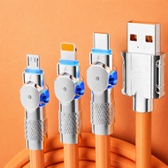 3in1 Multifunctional 3-Head Charging Cable - Fast Charging for iPhone Android, Anti-break, Durable S