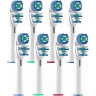 Electric Toothbrush Replacement Head 现货& 热卖适配欧乐b/Oral B双头中性电动牙刷头替换通用双重高效清洁更换头     電動牙刷替換頭  06.15