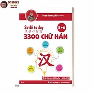 Sách - Sơ Đồ Tư Duy 3300 Chữ Hán tập 5 + 6 - Học Từ Vựng Tiếng Trung Qua Câu Chuyện + Hình Ảnh + Sơ