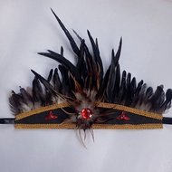 Hand Accessories/Bracelet/Feather Bracelet/ Dance Accessories/Fur Ring/ dayak Ring