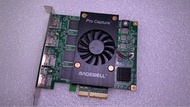 95% New Magewell Pro Capture HDMI 4路 擷取卡 支援4CH HDMI輸入 採集卡 轉播系統