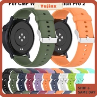 YUJINX Silicone Watch Strap, Replacement Watchband Wristband, Soft 22MM Accessories Smart Watch Brac