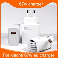 สำหรับที่ชาร์จแบรนด์เสี่ยวมี่67W EU Mi วอลล์ชาร์จด่วนชาร์จเร็วสำหรับ Xiaomi 13 12 12T 12S Redmi Note