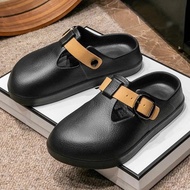 High Sole Red Cream Bum Shoes