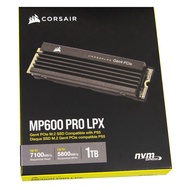 Corsair MP600 PRO LPX 1TB PCIe Gen4 x4 NVMe M.2 SSD - 7100MB/s, PS5 Compatible