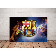 Barcelona FC/ Wooden Poster Barcelona FC Wall Decoration/Wall Decor Barcelona FC Poster