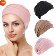 SHLY Women Cancer Muslim Scarf Cap Head Cap Hat Cotton Chemo Cap